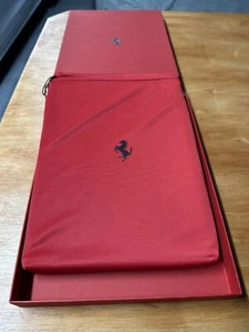 Ferrari Leather Official License Book “Welcome to Ferrari” w/Box & Bag NICE RARE - Picture 1 of 12