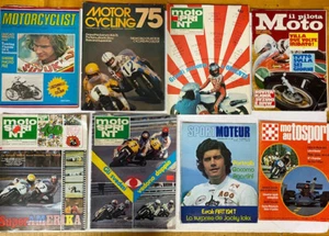 MOTORCYCLE MAGAZINES  BARRY SHEENE KENNY ROBERTS  POSTERS  - Picture 1 of 5