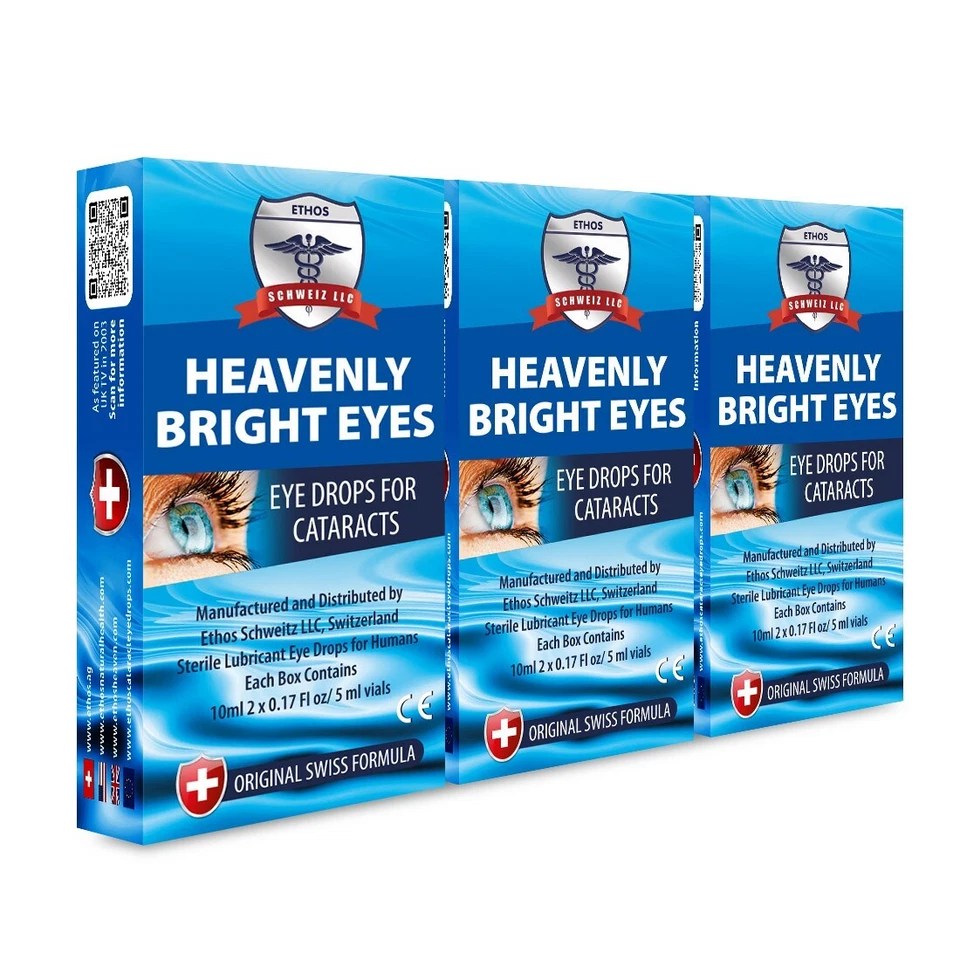 ETHOS SCHWEITZ LLC Ethos Heavenly NAC Bright Eyes Eye Drops for Cataracts 30ml FREE POSTAGE