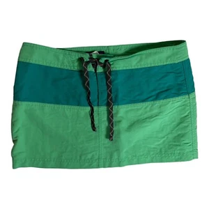 Patagonia Board Skirtie Swim Mini Skirt Women's Size 10 Blue Green Nylon Hiking - Picture 1 of 8