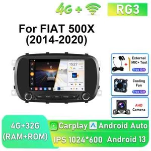 Para Fiat 500X 2014-2020 GPS CarPlay Radio Coche 4G Estéreo Multimidia Reproductor Pantalla - Imagen 1 de 28