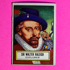 1952 Topps Look N See #81 Sir Walter Raleigh - Vintage - G (creased)