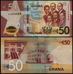 Ghana 50 Cedis (P49) 2019 UNC - Bild 1 von 1