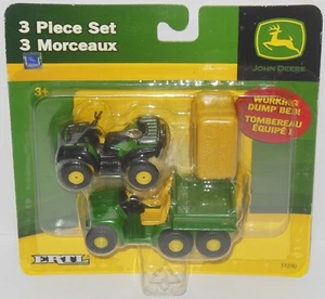 Ertl: John Deere Gator 4X4 y Quad ATV escala 1:32 juego de 3 piezas - Imagen 1 de 5