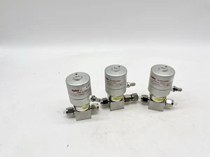 LOT OF 3 Fujikin KP69A000 Pneumatic Valve 021372 Normally Closed Reselle - Picture 1 of 6