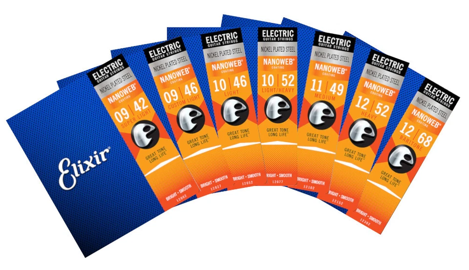 ELIXIR STRINGS Elixir Nanoweb - Nickel plated steel - beschichtete Saiten für E-Gitarre