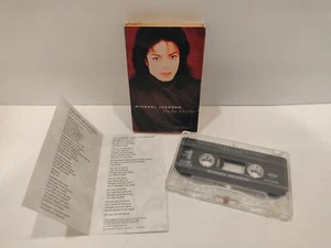 You Are Not Alone and Scream Louder by Michael Jackson Cassette w/ Lyrics Sheet - Picture 1 of 10