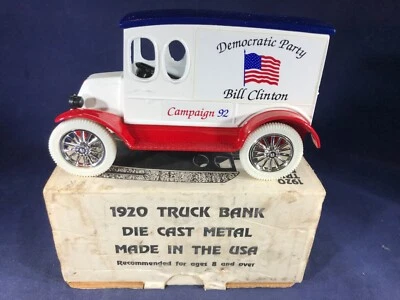 D3-22 American Classic escala 1:25 banco - camión 1920 - Bill Clinton Democrat 92 Foto 1 de 4