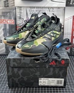 A BATHING APE® x Adidas DAMIAN LILLARD DAME 9 BAPE® Hombres 10.5 NUEVO - Imagen 1 de 11