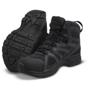 Altama Abbottabad Boots Mens Black 10 10W Wide Leather Waterproof Trail Mid - Picture 1 of 11