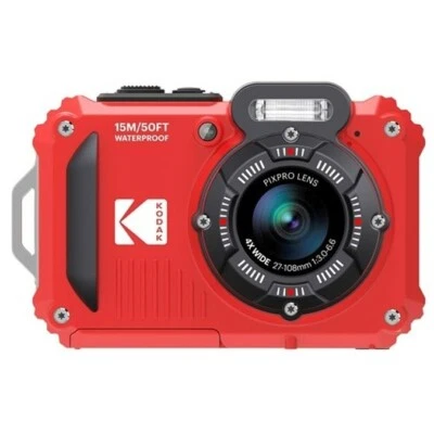 Kodak PIXPRO WPZ2 16MP 4x Zoom Tough Waterproof Camera NEW - Red - Bild 1 von 4