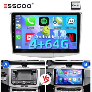 10 Zoll Android 13 4+64G Autoradio Carplay GPS NAV RDS FM Für VW Passat B7 CC - Bild 1 von 13