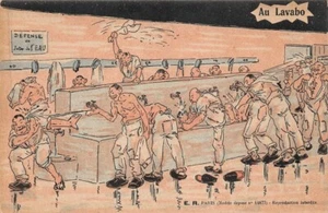 Fantaisie Militaire - Scènes militaires - au lavabo - Imagen 1 de 2