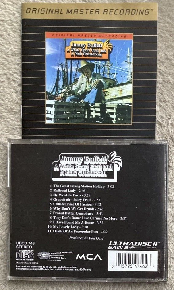 Jimmy Buffett - A White Sport Coat (MFSL CD, 24 Karat Gold) - Bild 1 von 1