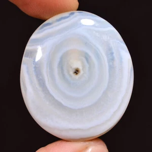 Ágata dendrítica escénica natural de 49,00 quilates forma ovalada 30X26X7 mm cabina piedras preciosas - Imagen 1 de 3