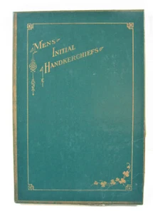 Pañuelos "T" iniciales vintage para hombre en caja original - Imagen 1 de 6