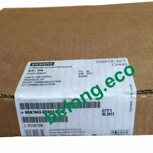 New Siemens 6GK7 443-5DX02-0XE0 6GK7443-5DX02-0XE0 SIMATIC S7-400 CP 443-5 - Picture 1 of 4