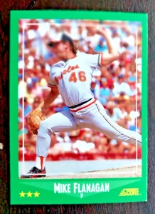 1988 Score  #427   Mike Flanagan    Pitcher   Toronto Blue Jays  FREE shipping - Picture 1 of 1