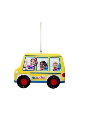 New Kurt Adler Officially Licensed Ms. Rachel™ 3-D Bus Ornament - Image 1 of 3