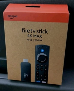 Amazon Fire TV Stick 4K MAX UHD HDR Streaminggerät WLAN 6E 16G Neueste Gen Neu - Bild 1 von 6
