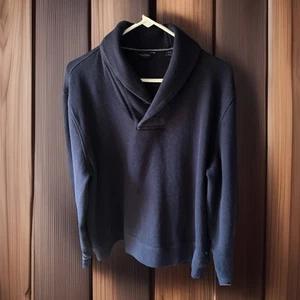Suéter Nautica Para Hombre Ajuste Clásico Tejido Waffle Cuello Simulado XL Azul Marino - Imagen 1 de 3