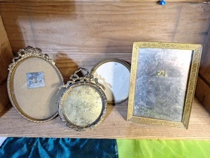 Antike Metallrahmen Konvolut 4 Stück - Bild 1 von 21