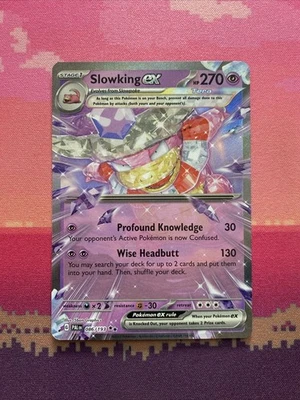 Pokemon Card Slowking EX 086/193 Paldea Evolved Double Rare Near Mint - Image 1 of 2