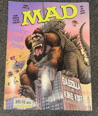 MAD MAGAZINE 20 AUG 2021 GAGZILLA VS KING KOFF Excellent - Image 1 of 4