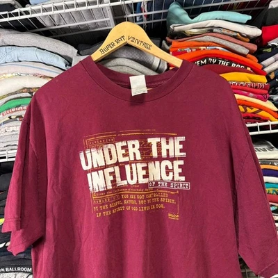 Y2K under the influence of Jesus kerusso t shirt XL - Image 1 of 4