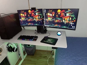 PC Gaming - Gebraucht Top Zustand Mit 2 Bildschirm 26 Soll Und Halterung Top - Bild 1 von 12