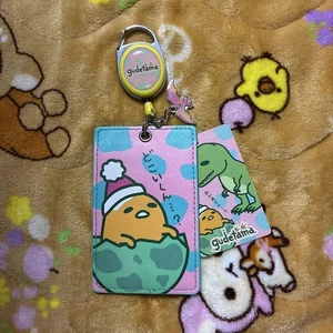 Sanrio Gudetama Pass Case Jurassic Park USJ Collaboration2.7 x 4.3 inches - Picture 1 of 2