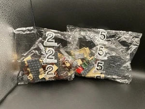 2 Lego Harry Potter Sealed Bags Castle Architecture Bricks 2007 Brown Green Owl - Picture 1 of 7