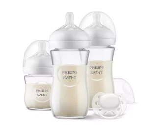 Avent Natural Response Glas Babyflasche Flaschen Set & Beruh - Bild 1 von 8
