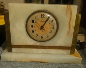 Orologio Vintage Marmo Sessioni Mantello Testato Funzionante LEGGI DESCRIZIONE - Foto 1 di 5