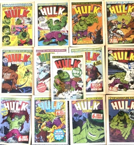 HULK COMIC. NUMBER'S 3 5-6 10-15 17 24 44 & 62. (13 ISSUE MARVEL MAGAZINE LOT). - Picture 1 of 14