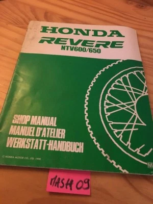 Honda NTV600 NTV650 M NTV 600 650 Suplemento Manual De Taller Servicio - Imagen 1 de 4