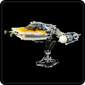 Display stand angled for Lego 75249 -75172 -7658 -9495 Y-Wing Fighter  (A1007) - Picture 1 of 11