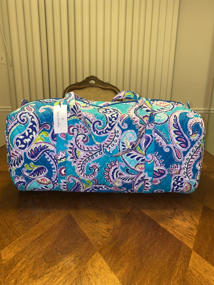 Vera Bradley XL Traveler Duffel Bag Waikiki Paisley