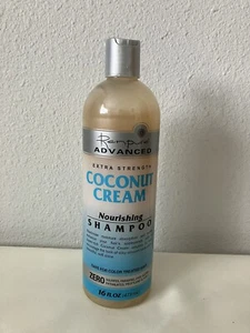 Lot/2 Bottles Renpure Advanced Xtra Strength Coconut Cream Shampoo 16 fl oz - Picture 1 of 3