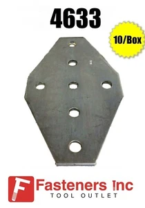(#4633) P1950 7-Hole Flat Cross Splice Plate Fitting for Unistrut Channel 10/BOX - Picture 1 of 3
