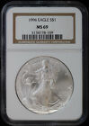 1996 American Silver Eagle $1 NGC MS 69 | Uncirculated