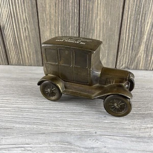 Vintage Banthrico Coin Bank 1927 Metal Car Bank DieCast Bank Of Jackson - Picture 1 of 14