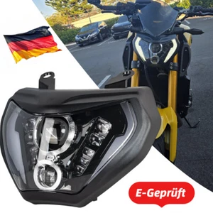 Faro proiettore led luci diurne per yamaha mt07 2018 2019 mt09 fz09 2014-2016 - Foto 1 di 12