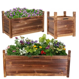 Raised Garden Bed Planter Box Vegetable Herb Flower Box Container Backyard Patio - Picture 1 of 16