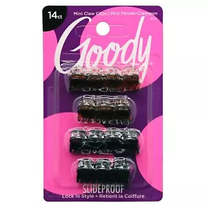 Classics Mini Claw Clips - 42-Pack Assorted Colors - For All Hair Types - Gre... - Picture 1 of 4