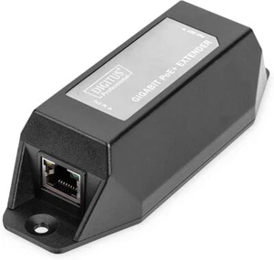 DIGITUS PoE+ Extender Repeater Splitter +100 m 1000Mps Schwarz - Photo 1/2