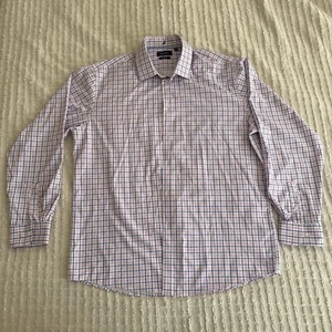 Camisa de vestir informal con botones roja blanca azul calce ajustado Nautica para hombre adulto - Imagen 1 de 6