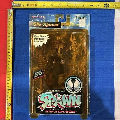 SHE-SPAWN Deluxe Edition Ultra-Action Figure 1996 Series 4 McFarlane Toys NEW - Image 1 of 4