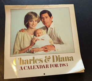 Vintage 1983 Prince Charles and Diana Calendar--Charles & Diana - Picture 1 of 5