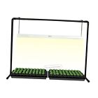 4 feet 40W LED Grow Light Stand Rack for Seedling,Growing Iron Pipe 4 Feet